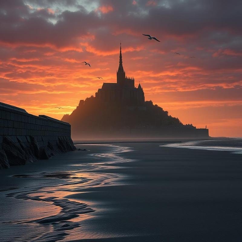 Mont Saint-Michel Castle: A Landmark Between Sea and Sky - Image 1