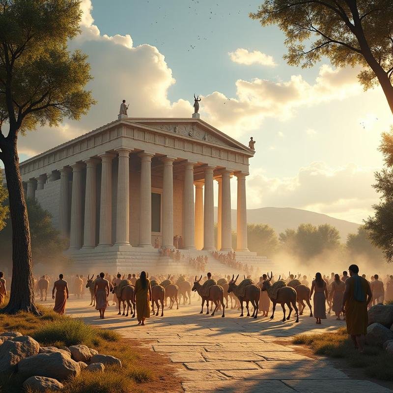 The Temple of Zeus at Olympia: Unveiling the Secrets of Ancient Greece. - Image 1