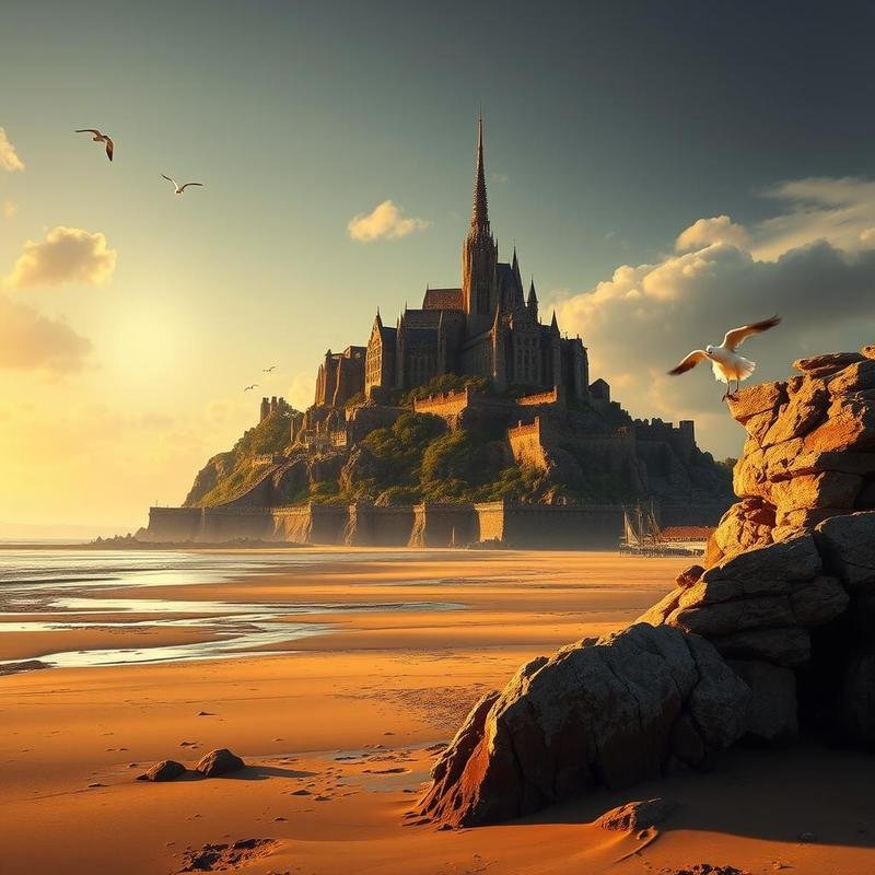 Mont Saint-Michel Castle: A Landmark Between Sea and Sky - Image 3
