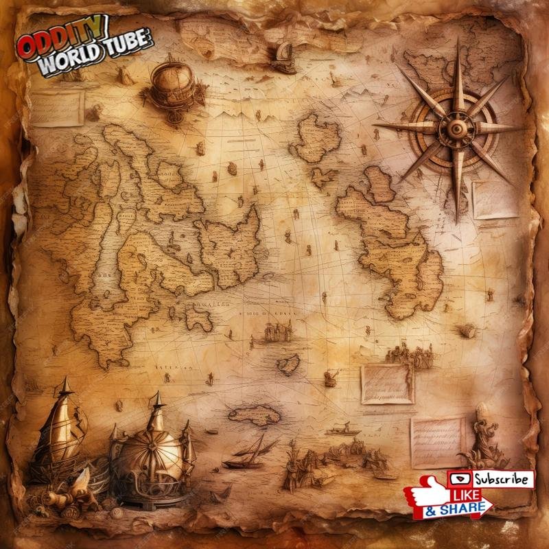 Remarkable Archaeological Find: An Ancient Map Suggests the Location of Undiscovered Treasures. Their precise location remains undetermined. - Image 1