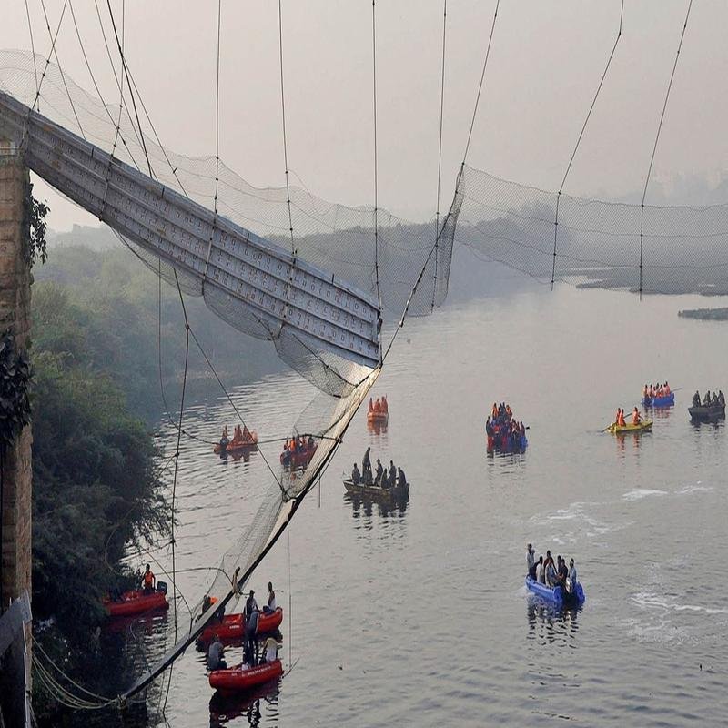 Analysis of the Maut Bridge Collapse in India: A Review of the Tragic Incident and Subsequent Investigation. - Image 1