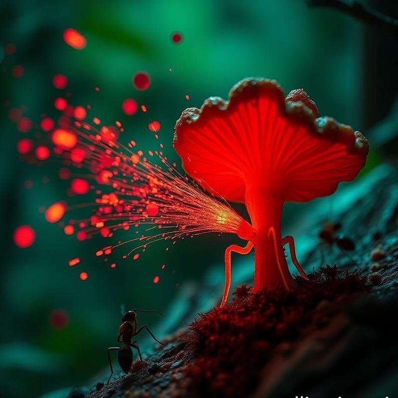 Zombie Fungus: A Struggle for Cognitive Control in Forest Ecosystems. - Image 1