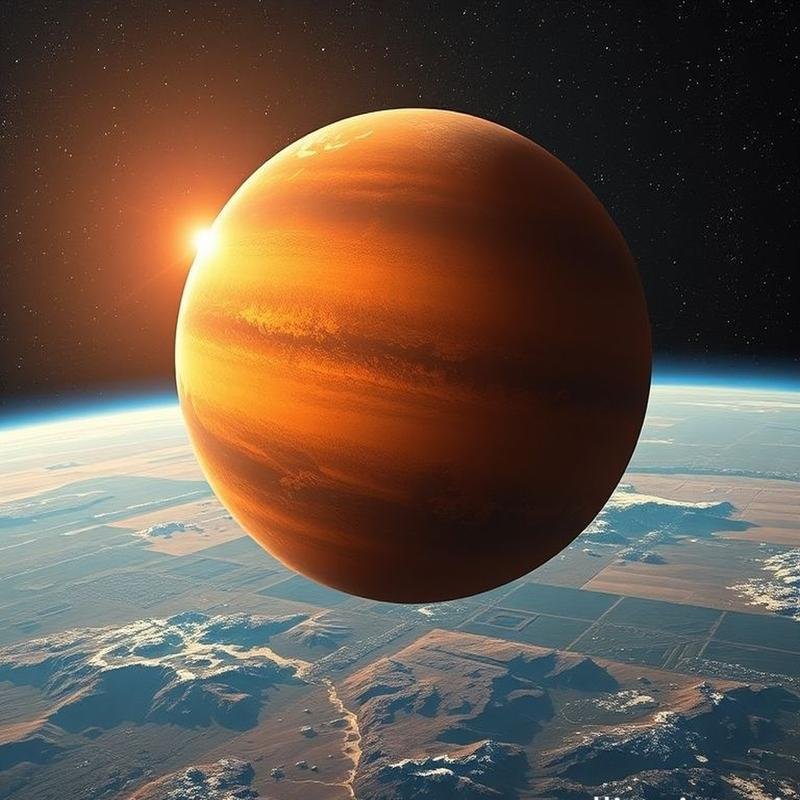 A scientific simulation models the catastrophic consequences of a potential Mars-Earth collision. - Image 2